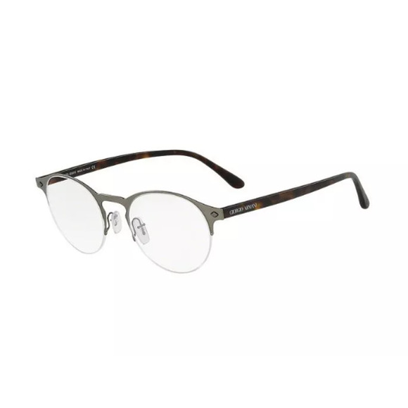 NWT Giorgio Armani AR5064 Tortoise Half Rim Metal Frame Optical Frame Eyeglass